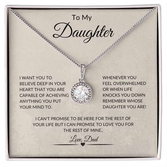 To Daughter Eternal Hope Necklace
