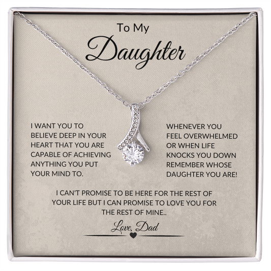 To Daughter Alluring Beauty Necklace